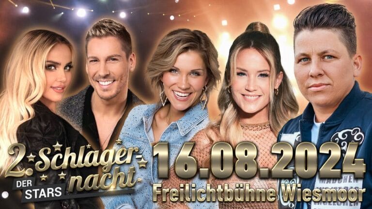 "2. Schlagernacht der Stars" in Wiesmoor u.A. mit Kerstin Ott & Sonia Liebing