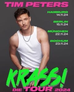 Tim Peters verrät exklusiv: SO krass wird seine erste Tour! » Tim Peters