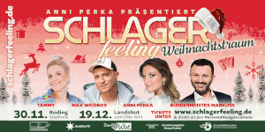 Anni Perka stimmt mit DIESEN Gästen bei der "SCHLAGERfeeling Weihnachtstraum"-Eventreihe auf das Fest ein!
