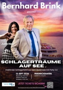 "Schlagerträume auf See" mit Bernhard Brink & Julia Holz: DAS erwartet Euch! » bernhard brink Bild 04.04.26 Um 23.21 Scaled