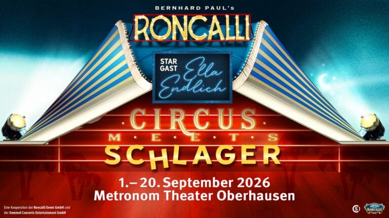 „Circus meets Schlager“: Ella Endlich ist 2026 der Stargast bei neuer Show vom Circus Roncalli!
