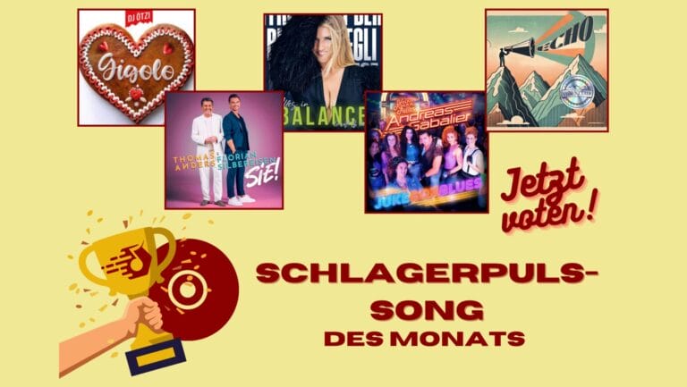 Der Schlagerpuls-Song des Monats Oktober – stimmt jetzt für Euren Star ab!