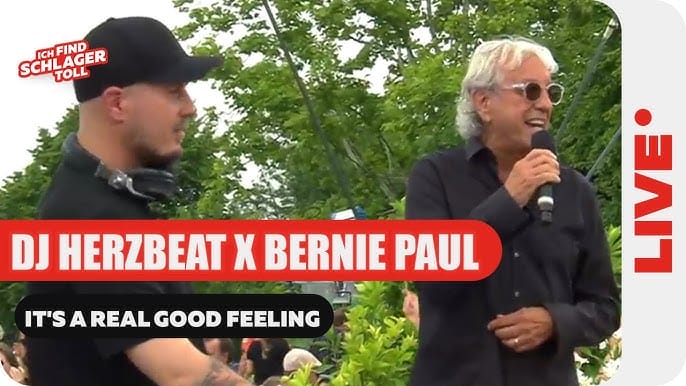 DJ Herzbeat & Bernie Paul - It's A Real Good Feeling (ZDF-Fernsehgarten am 20.07.25)