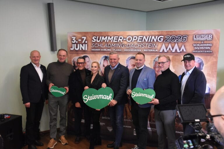 Summer Opening Schladming: Mega Event vom 03. – 07.06.26 mit DIESEN fünf Topstars! Summer Opening Schladming: Mega Event vom 03. – 07.06.26 mit DIESEN fünf Topstars!