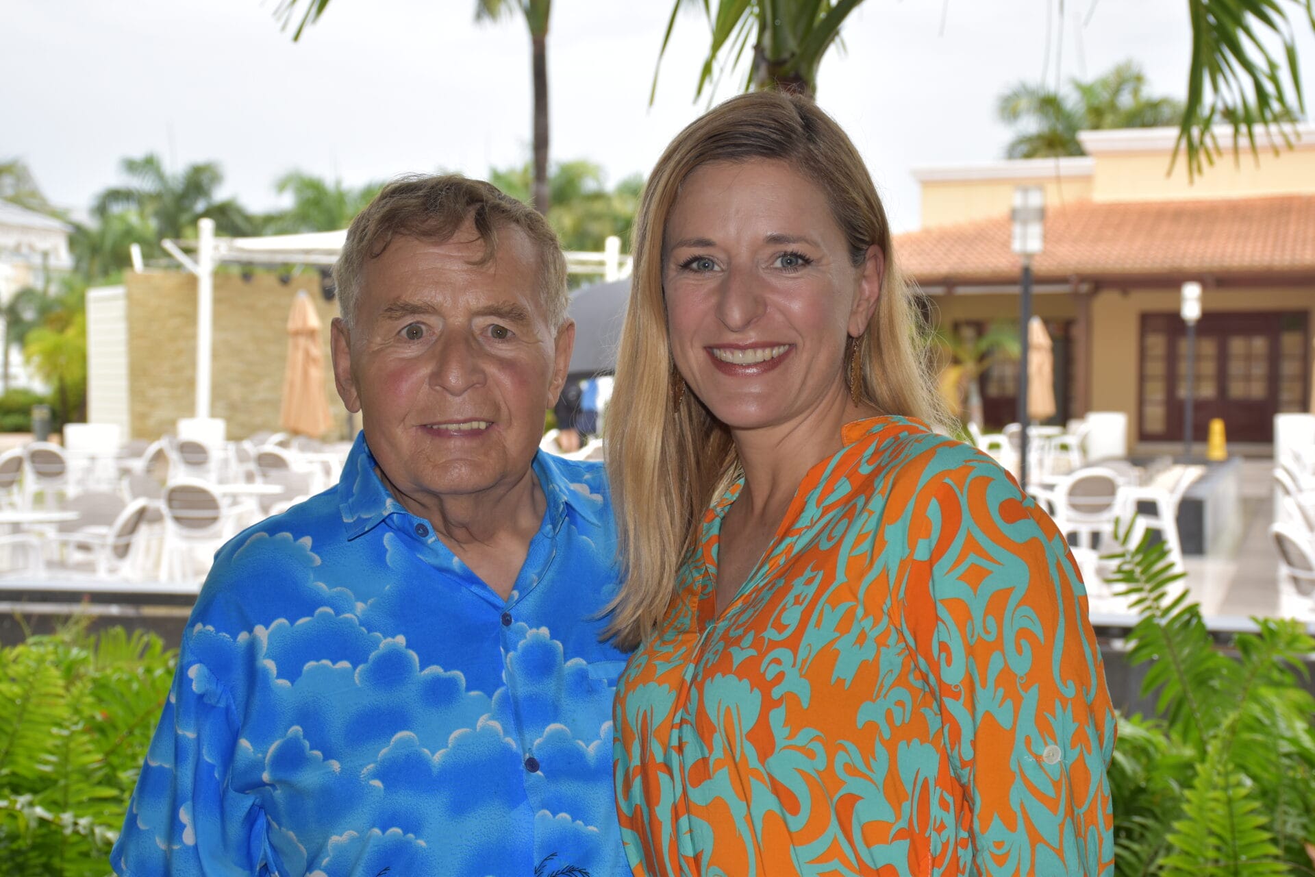 Stefanie Hertel und Vater Eberhard