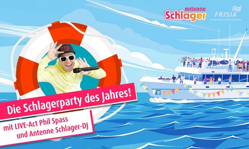 Friesonauth Antenne Schlager Party Schiff V3