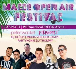 Große Malle Open Air-Party zum 30-jährigen der SG Sonnenhof Großaspach - SIE sind dabei! » Peter Wackel
