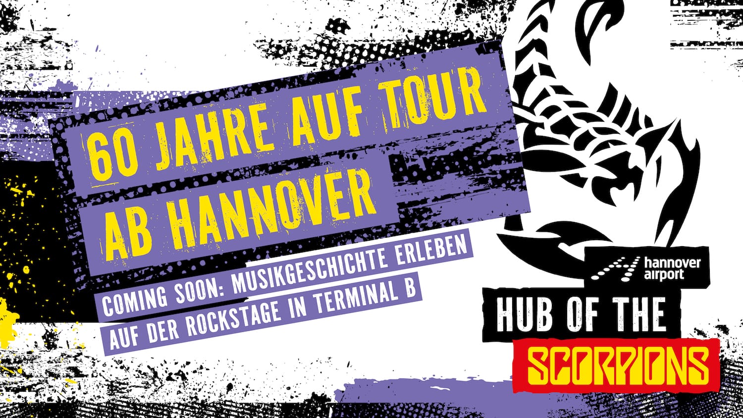 "Hub of the Scorpions": Flughafen Hannover bietet zum Jubiläum der Kultband besondere Ausstellung