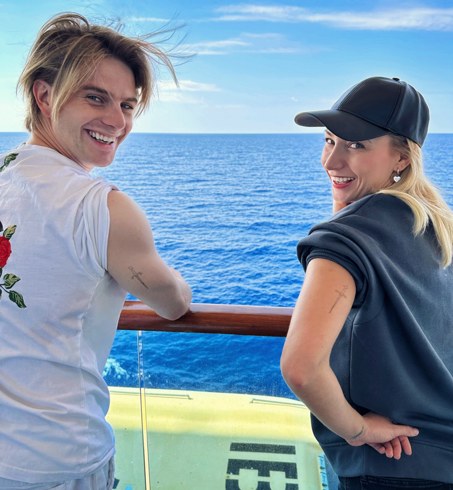 Vincent Gross und Anna-Carina Woitschack / Foto privat Vincent Gross und Anna-Carina Woitschack