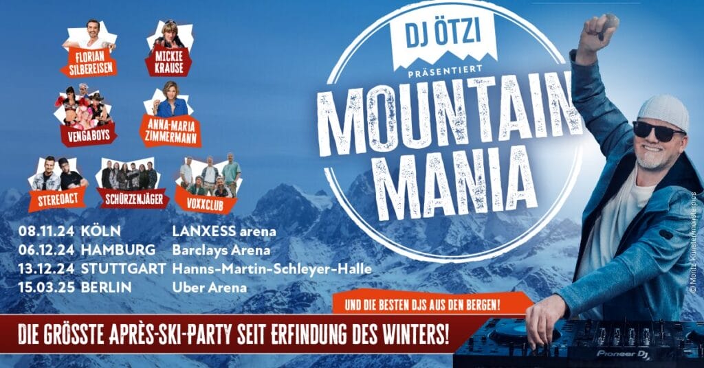 DJ Ötzi spricht exklusiv über die "Mountain Mania" & verrät, wie es zum Trio "MFG" kam » DJ Ötzi