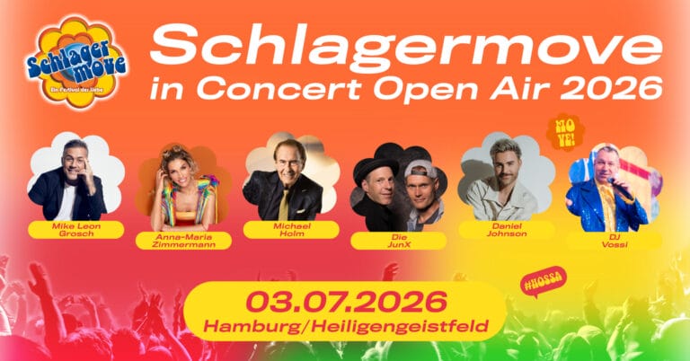 Schlagermove in Concert: DIESE Stars heizen Euch bei Open Air am Abend vor dem Umzug ein! Schlagermove in Concert: DIESE Stars heizen Euch bei Open Air am Abend vor dem Umzug ein!
