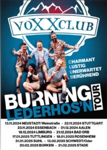 voXXclub gehen auch 2024 auf "Burning Lederhos'n"-Tour - alle Termine » voxxclub