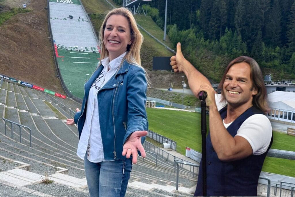 Stefanie Hertel trotzt bei Jubiläums-Open Air dem Wetter & kann auf ihren Freund Tim Wilhelm zählen! Stefanie Hertel trotzt bei Jubiläums-Open Air dem Wetter & kann auf ihren Freund Tim Wilhelm zählen!