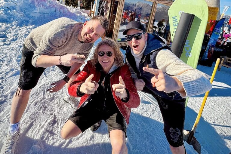 Troglauer sorgen auf 2.000 Metern für Stimmung bei Sauna-Spektakel!