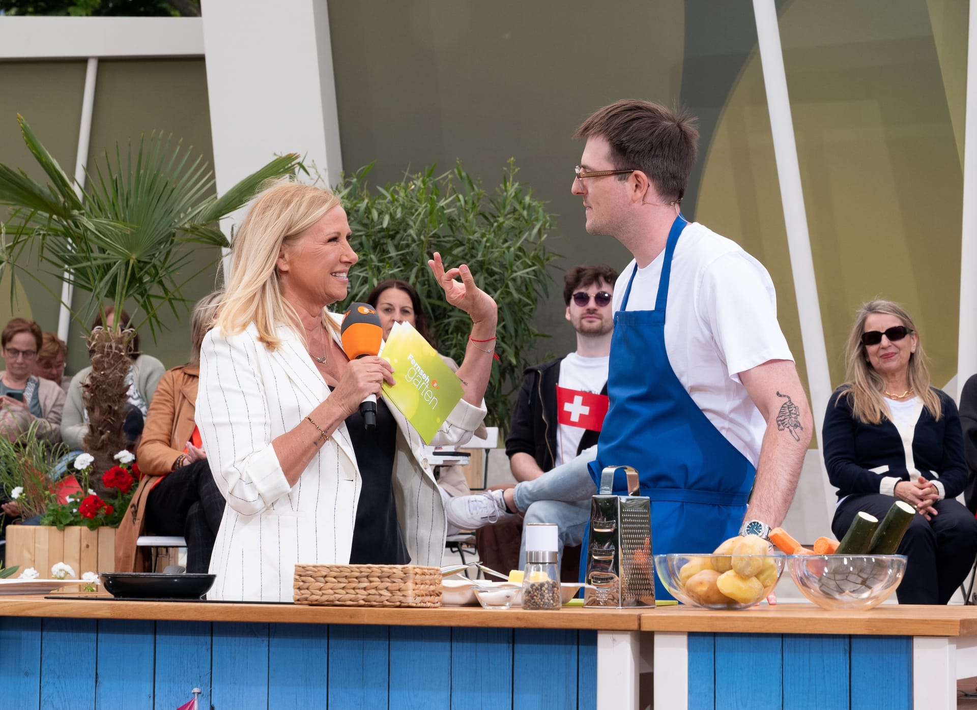 ZDF-Fernsehgarten 2025: Die schönsten Fotos der "Schweiz ESC"-Ausgabe vom 18.05.25